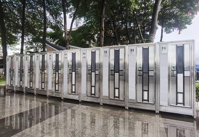 公园不锈钢移动厕所